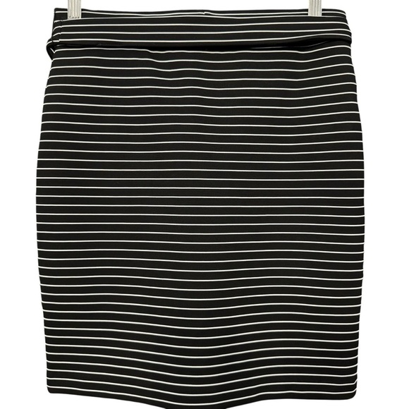NWT LOFT Petite Striped Tie Front Skirt | XSP - Picture 2 of 6
